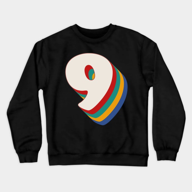 Number 9 Crewneck Sweatshirt by n23tees